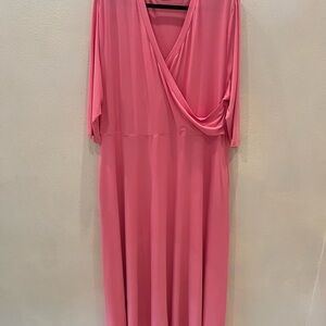 Women’s coral pink dress size 5X NWOT